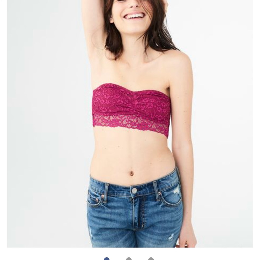 lace bandeau bralette